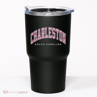 Charleston South Carolina Sc Varsity Style Text Gift Tumbler