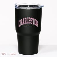 Charleston South Carolina Sc Varsity Style Text Gift Tumbler thumb 0