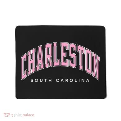 Charleston South Carolina Sc Varsity Style Text Gift Mousepad