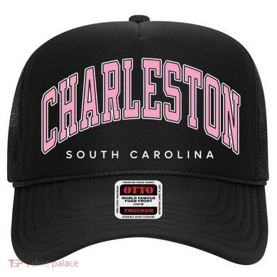 Charleston South Carolina Sc Varsity Style Text Gift Hat