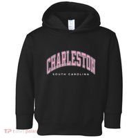 Charleston South Carolina Sc Varsity Style Text Gift Toddler Hoodie thumb 0
