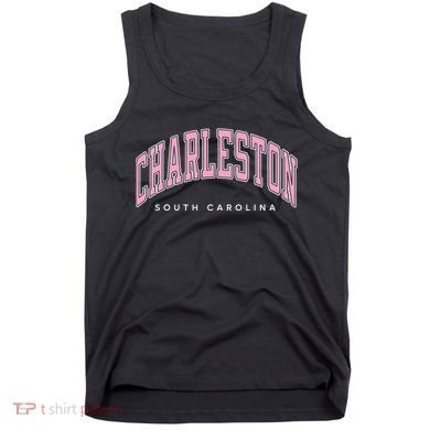 Charleston South Carolina Sc Varsity Style Text Gift Tank Top