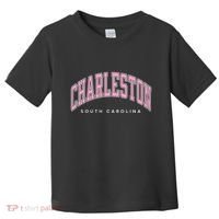 Charleston South Carolina Sc Varsity Style Text Gift Toddler T-Shirt thumb 0