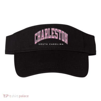 Charleston South Carolina Sc Varsity Style Text Gift Visor