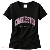 Charleston South Carolina Sc Varsity Style Text Gift Women's T-Shirt thumb 0