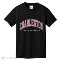 Charleston South Carolina Sc Varsity Style Text Gift Kids T-Shirt thumb 0