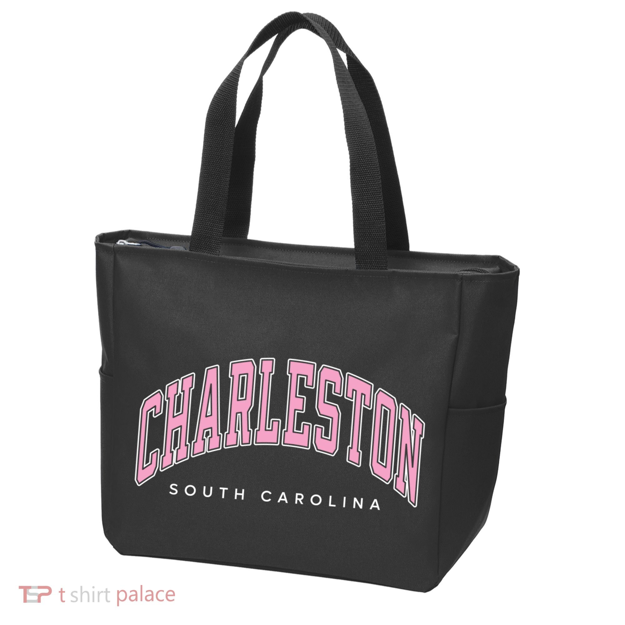 Charleston South Carolina Sc Varsity Style Text Gift Tote Bag