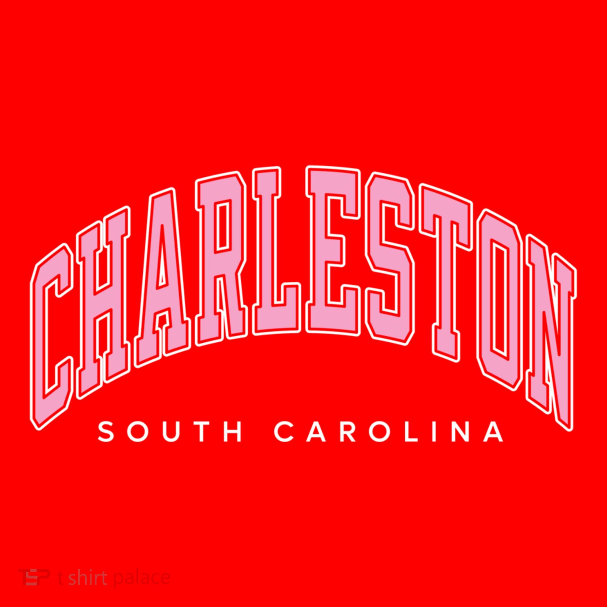 Charleston South Carolina Sc Varsity Style Text Gift Santa Hat