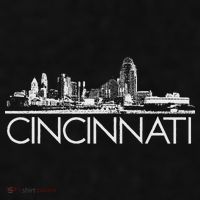 Cincinnati Skyline Ladies PosiCharge Tri-Blend Wicking Tank thumb 2