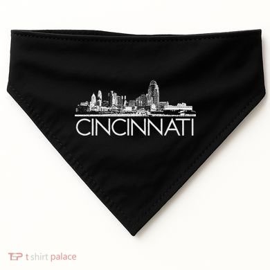 Cincinnati Skyline USA-Made Doggie Bandana