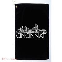 Cincinnati Skyline Golf Towel thumb 0