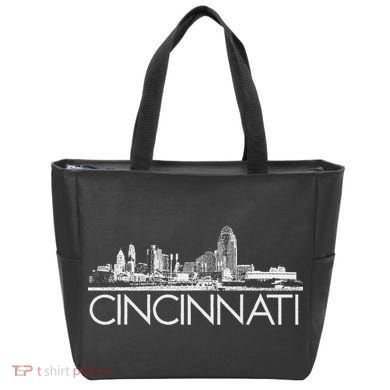 Cincinnati Skyline Tote Bag