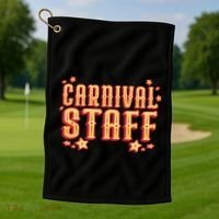 Carnival Staff Circus Event Golf Towel thumb 1