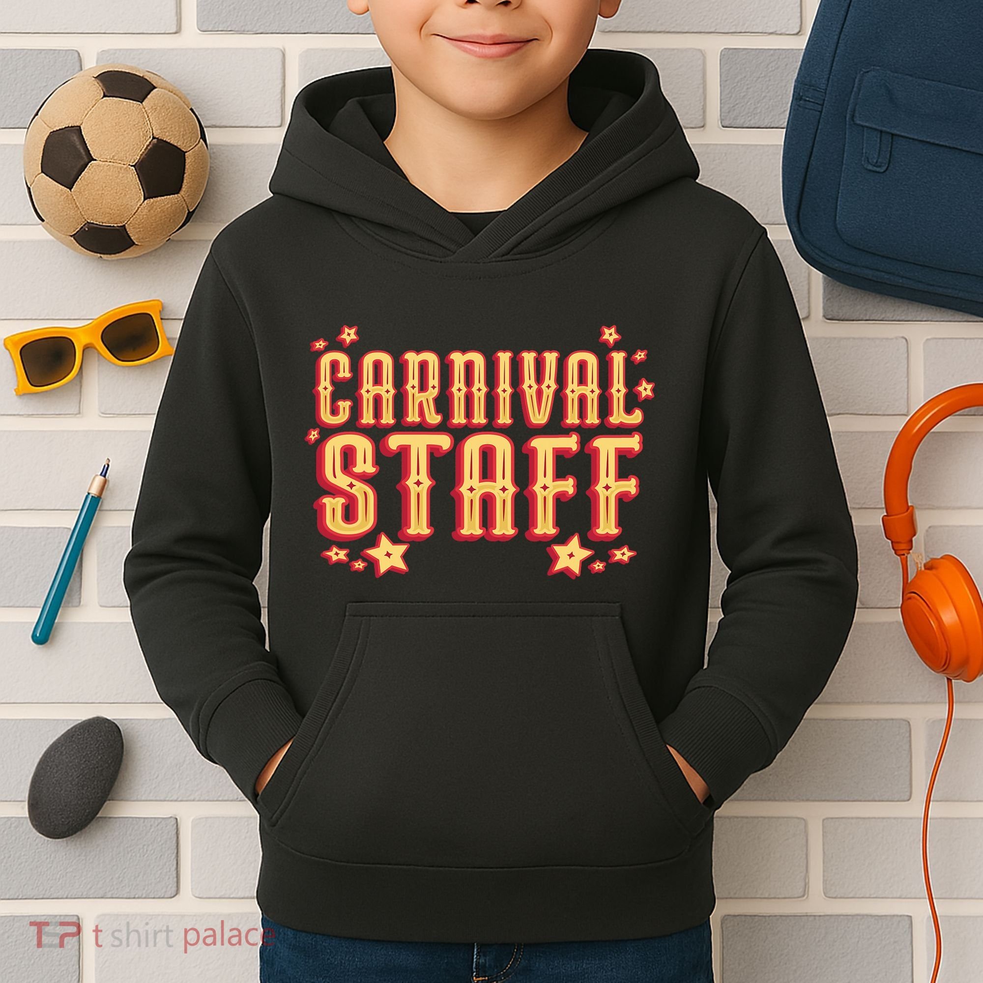 Carnival Staff Circus Event Kids Hoodie
