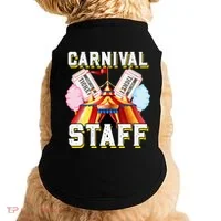 Carnival Staff Circus Event Security Ringmaster Lover Cute Doggie Tank thumb 0