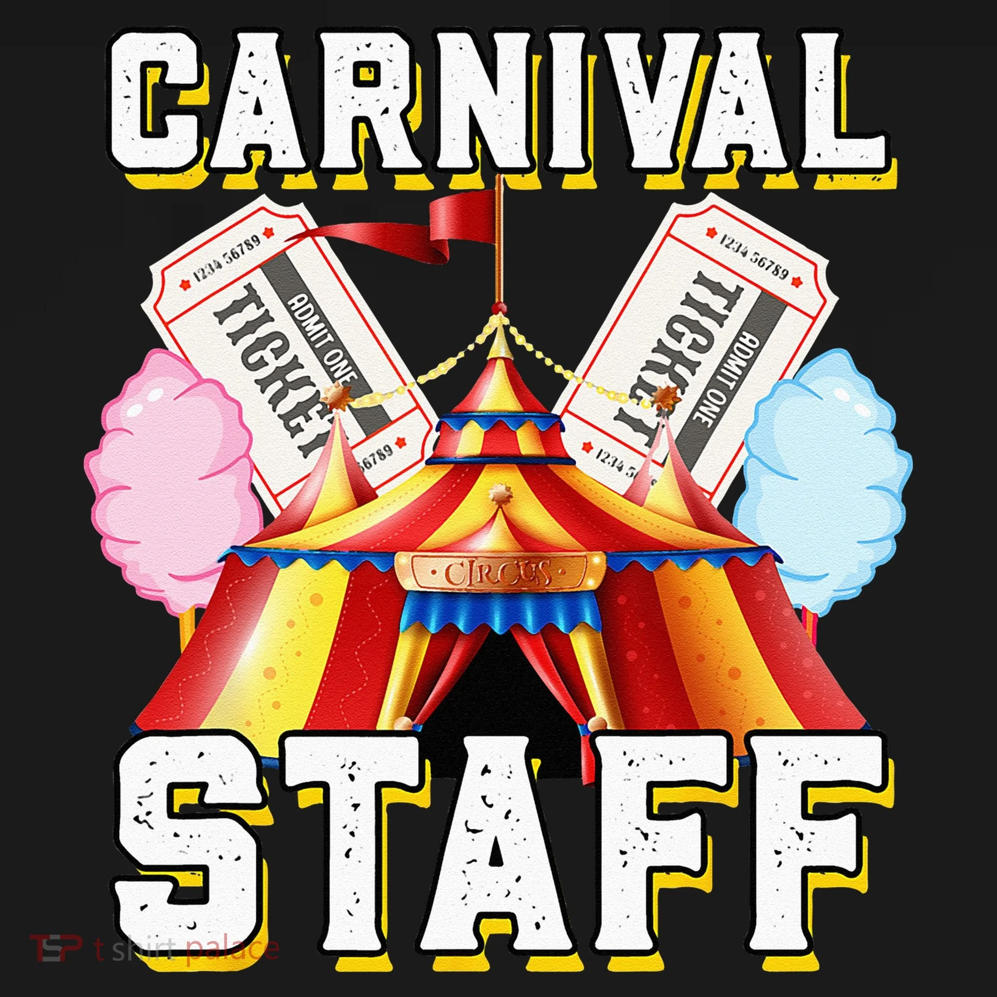 Carnival Staff Circus Event Security Ringmaster Lover Cute Doggie Tank