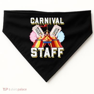 Carnival Staff Circus Event Security Ringmaster Lover Cute USA-Made Doggie Bandana
