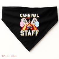 Carnival Staff Circus Event Security Ringmaster Lover Cute USA-Made Doggie Bandana thumb 0