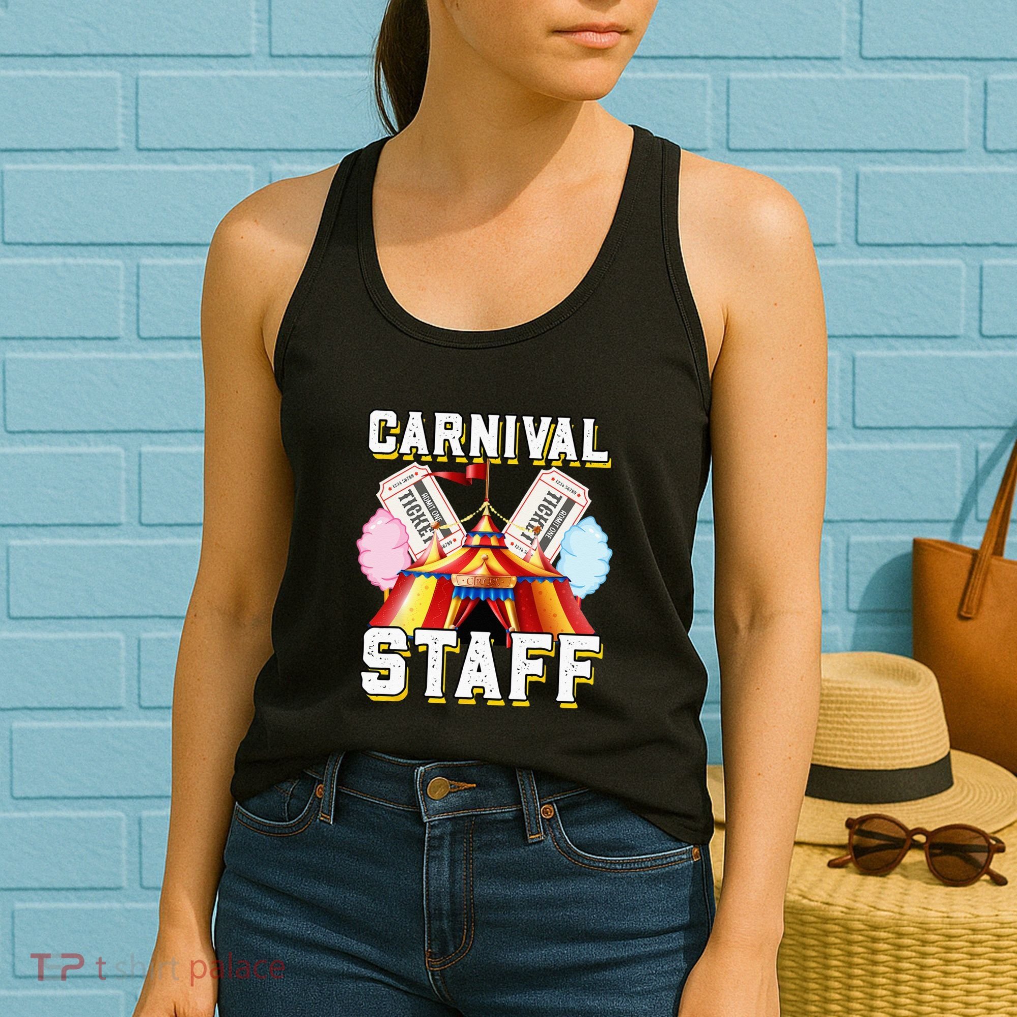 Carnival Staff Circus Event Security Ringmaster Lover Cute Women's Tank Top