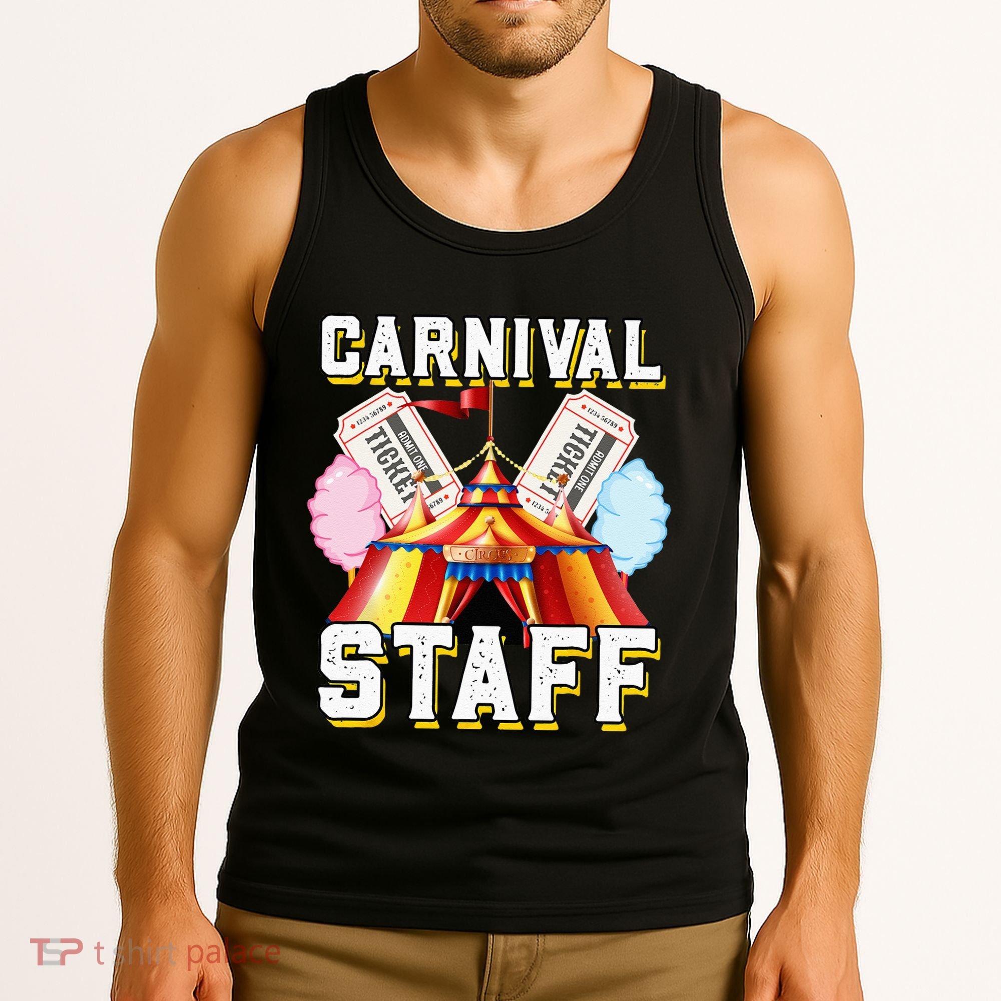Carnival Staff Circus Event Security Ringmaster Lover Cute Tank Top