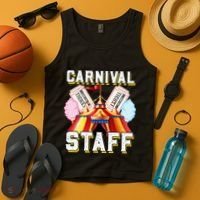 Carnival Staff Circus Event Security Ringmaster Lover Cute Tank Top thumb 4