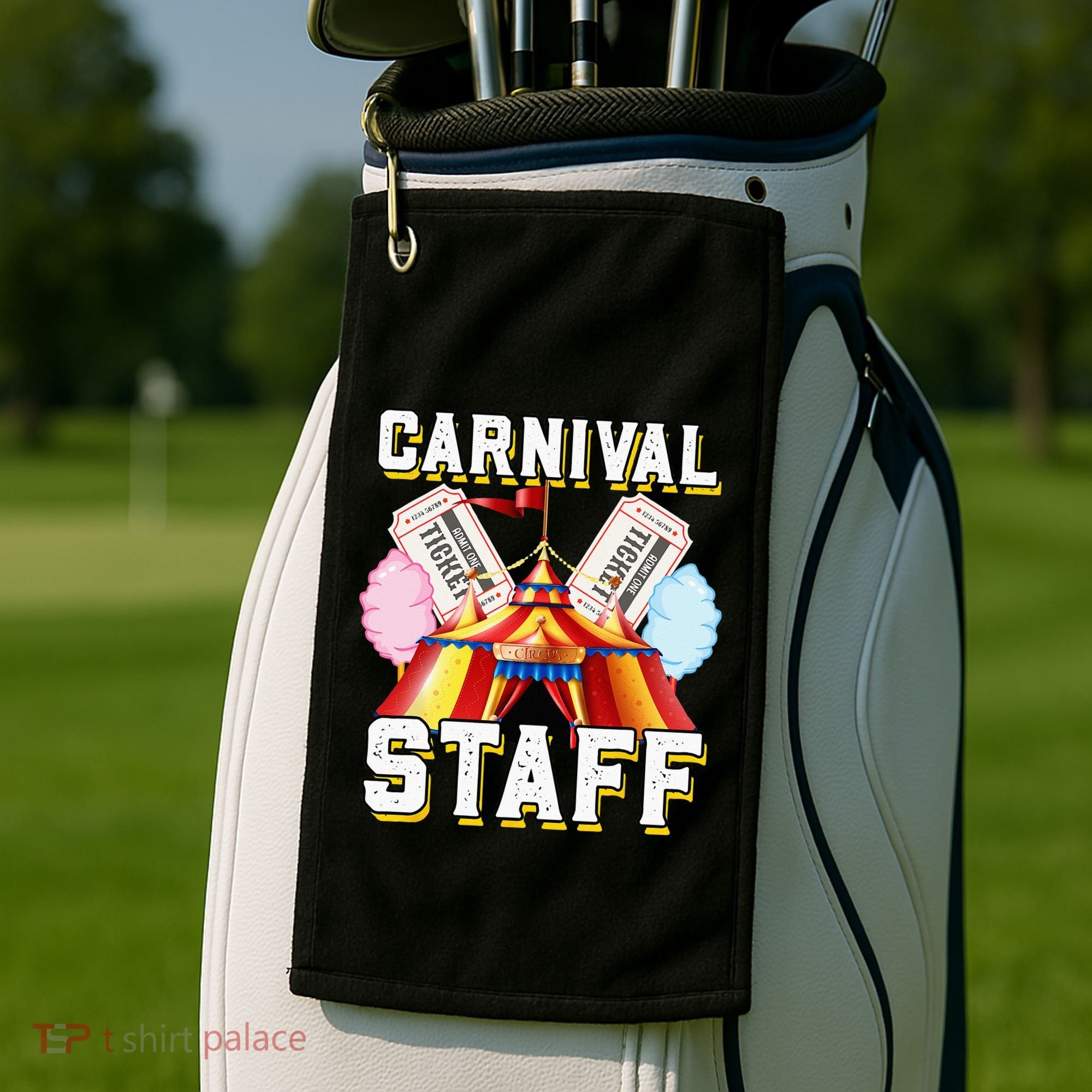 Carnival Staff Circus Event Security Ringmaster Lover Cute Golf Towel