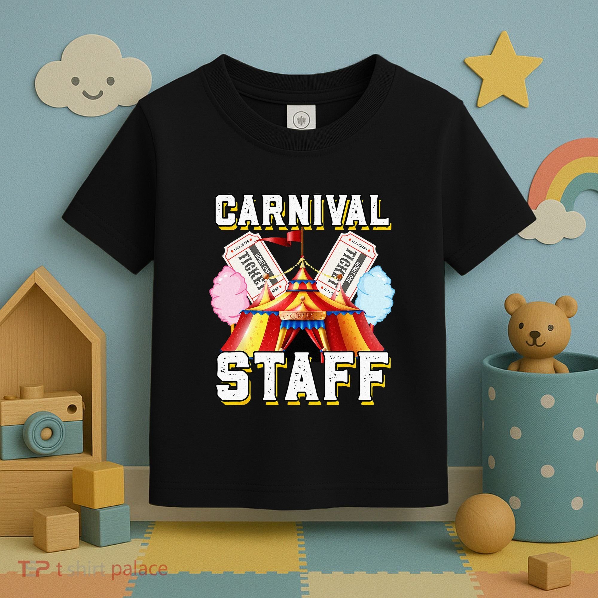 Carnival Staff Circus Event Security Ringmaster Lover Cute Toddler T-Shirt