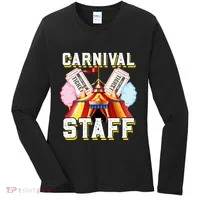 Carnival Staff Circus Event Security Ringmaster Lover Cute Women's Long Sleeve Shirt thumb 0