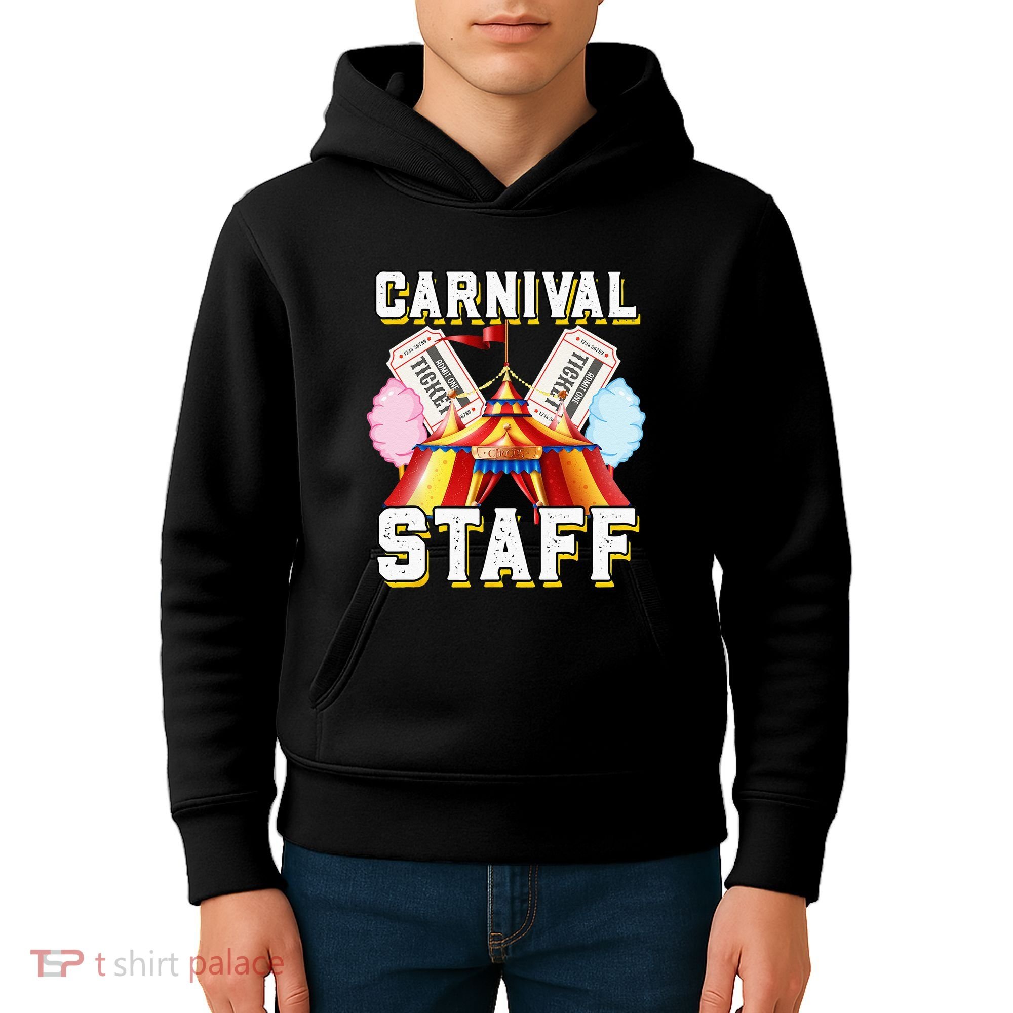 Carnival Staff Circus Event Security Ringmaster Lover Cute Kids Hoodie