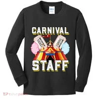 Carnival Staff Circus Event Security Ringmaster Lover Cute Kids Long Sleeve Shirt thumb 0