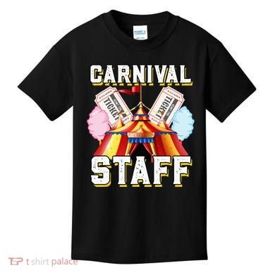 Carnival Staff Circus Event Security Ringmaster Lover Cute Kids T-Shirt