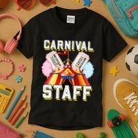 Carnival Staff Circus Event Security Ringmaster Lover Cute Kids T-Shirt thumb 3