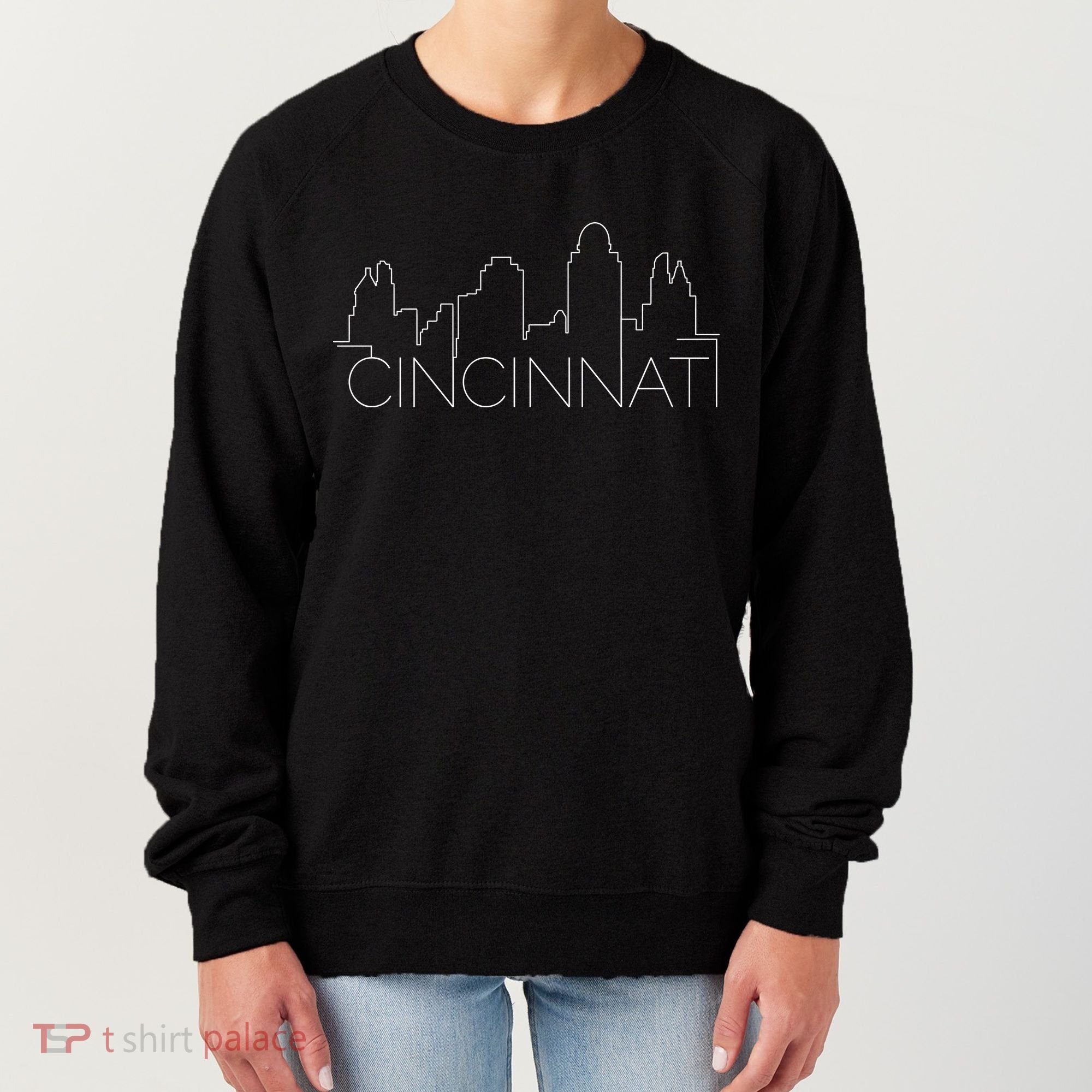 Cincinnati Skyline City View Women's Sweatshirt