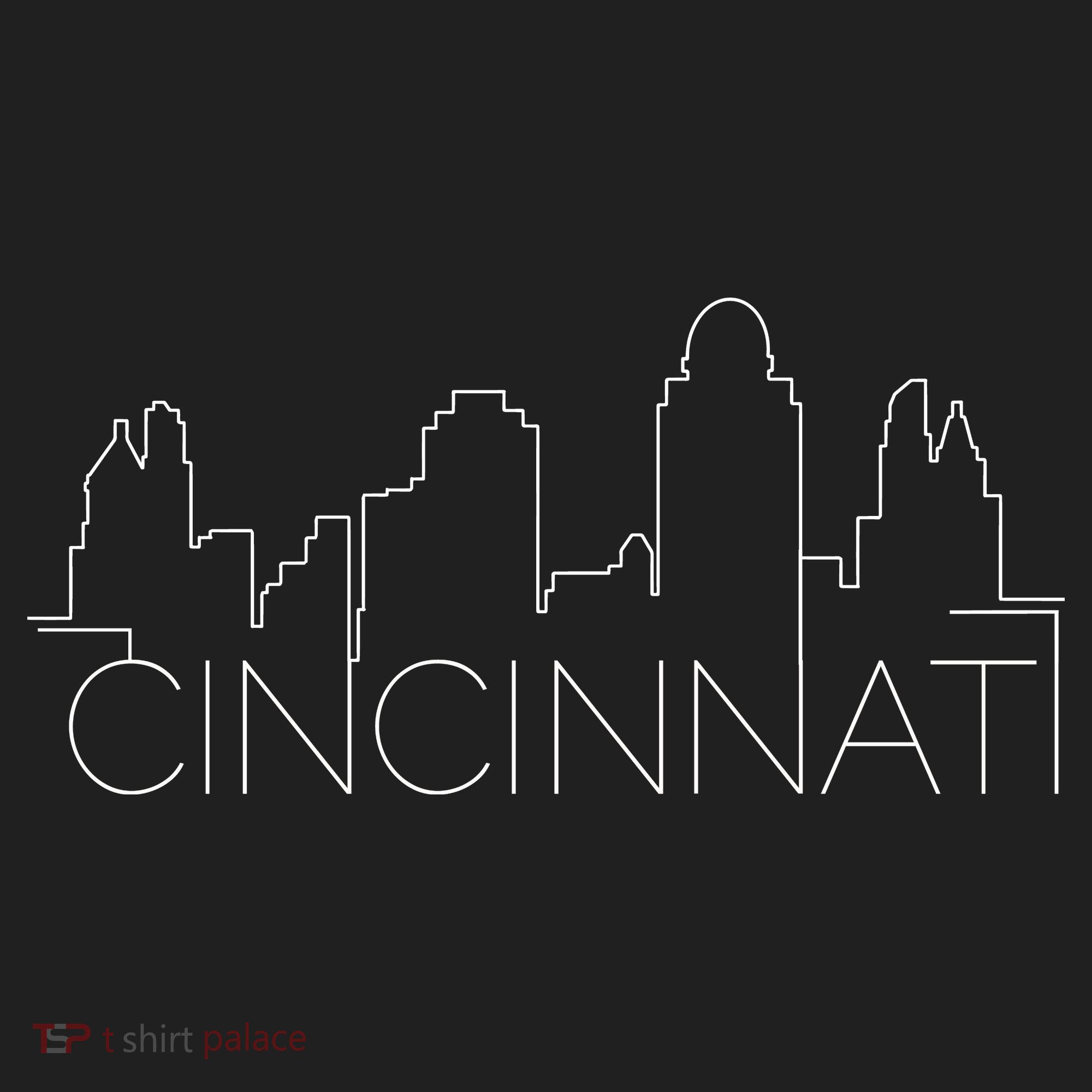 Cincinnati Skyline City View Women's Sweatshirt