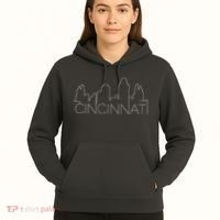 Cincinnati Skyline City View Hoodie thumb 5
