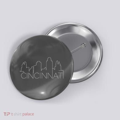 Cincinnati Skyline City View Button