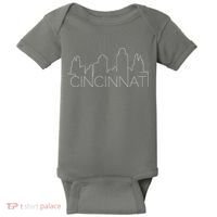 Cincinnati Skyline City View Baby Bodysuit thumb 0