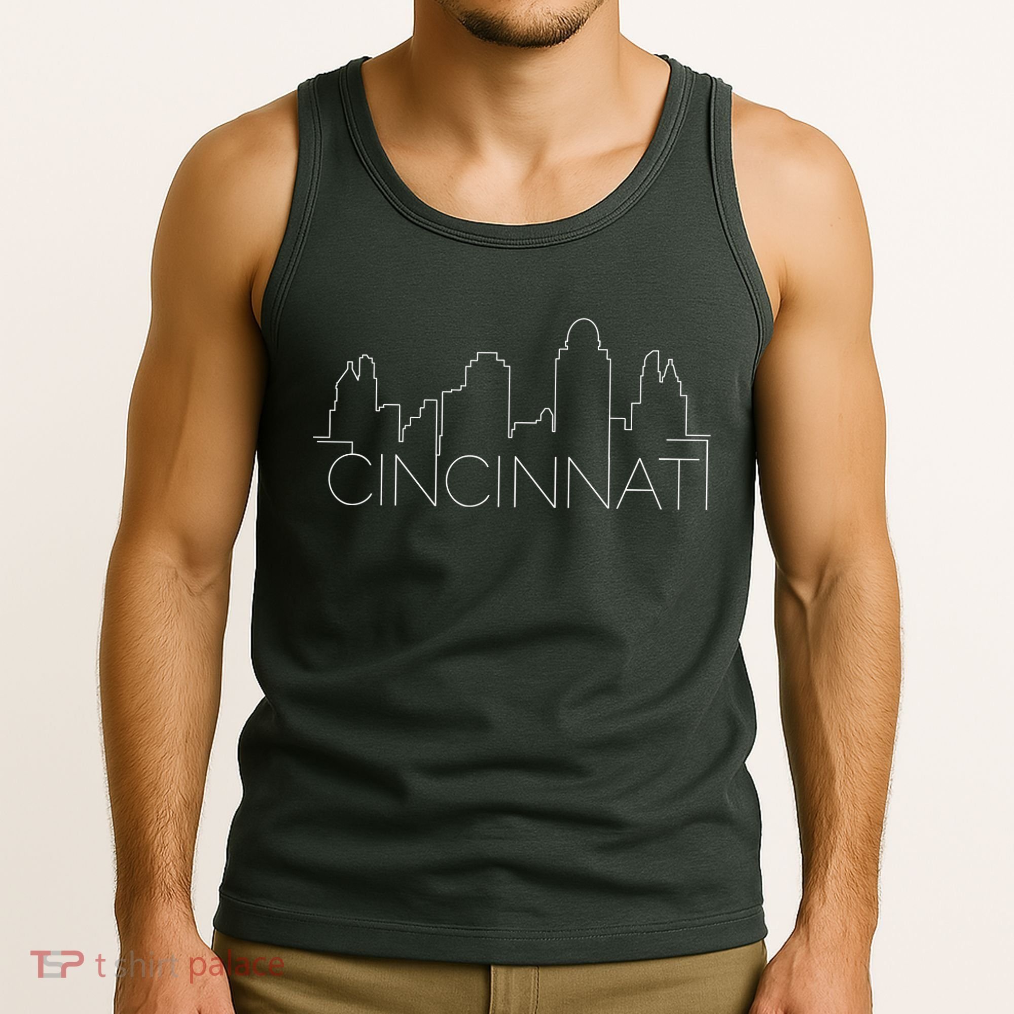 Cincinnati Skyline City View Tank Top