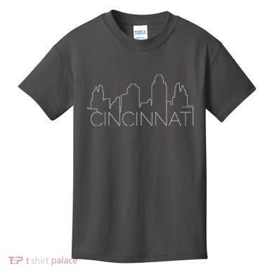 Cincinnati Skyline City View Kids T-Shirt