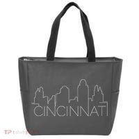 Cincinnati Skyline City View Tote Bag thumb 0