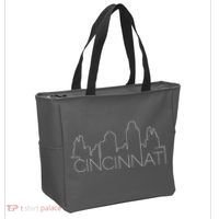 Cincinnati Skyline City View Tote Bag thumb 2