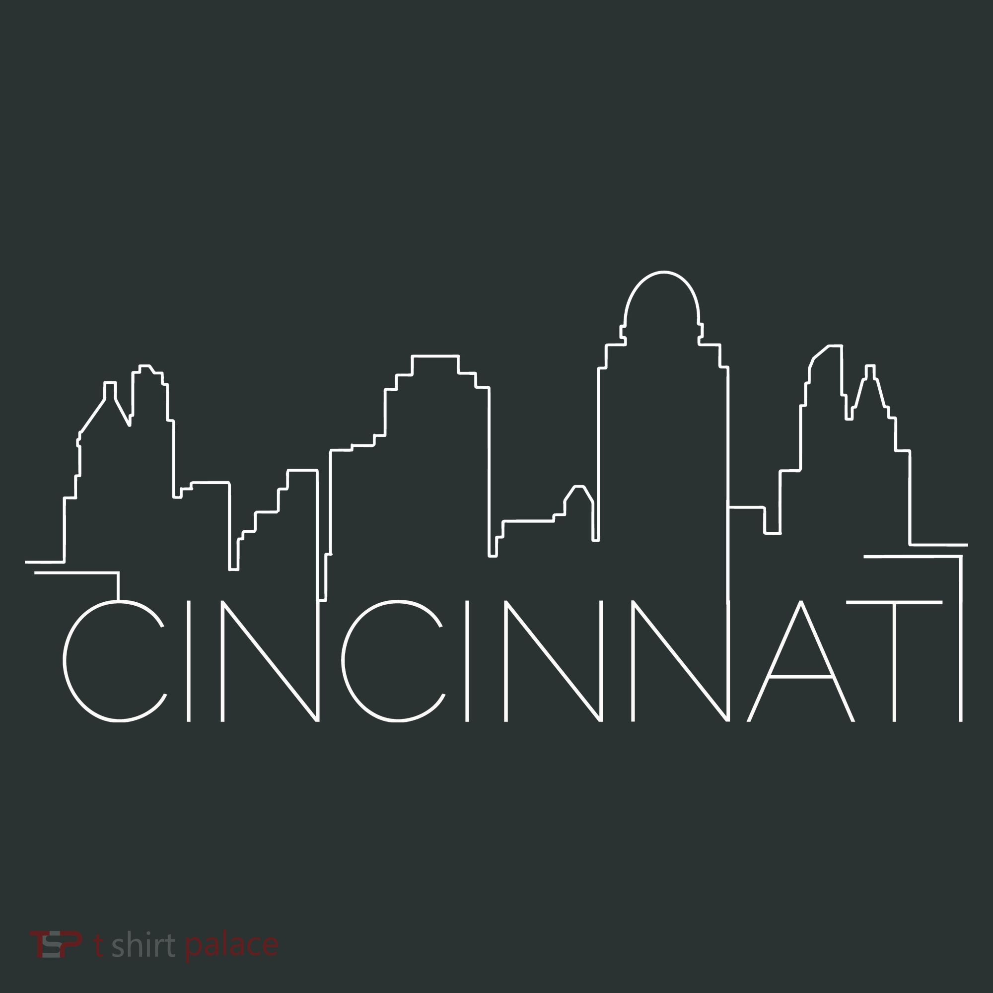 Cincinnati Skyline City View Tote Bag