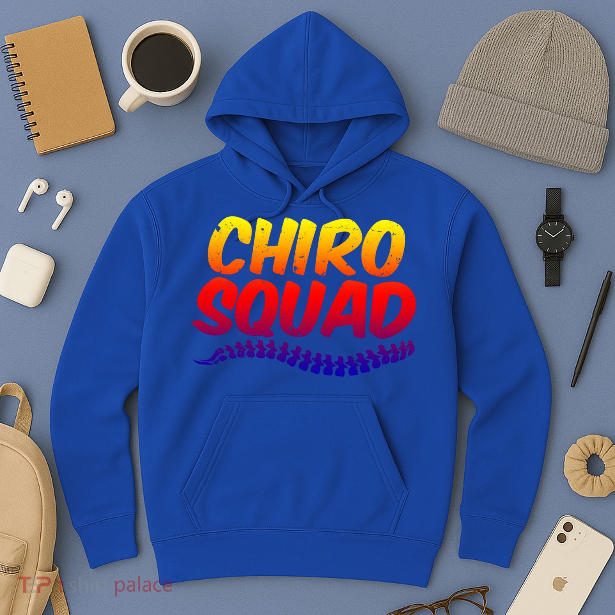 Chiro Squad Chiropractic Funny Chiropractor Novelty Humor Gift Hoodie