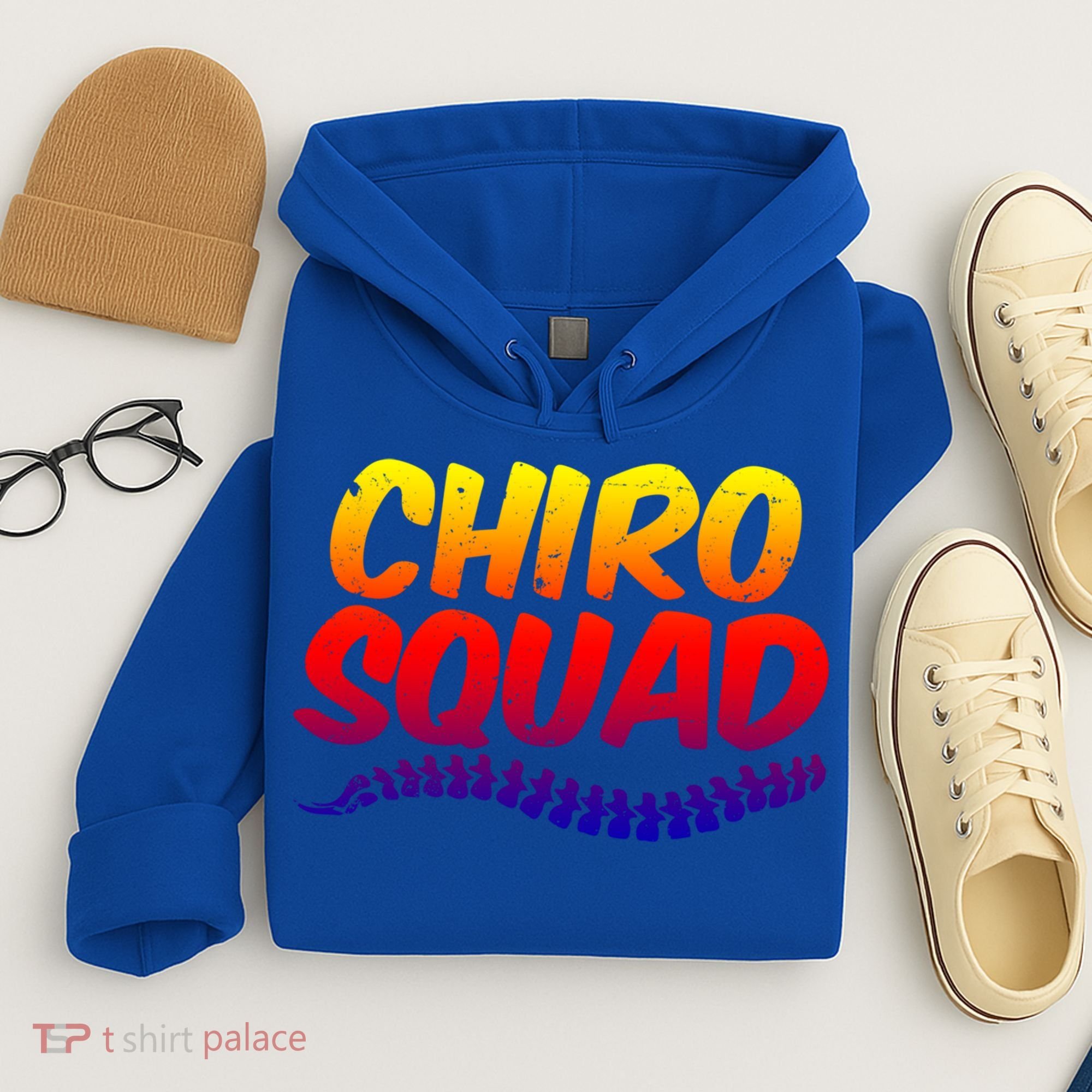 Chiro Squad Chiropractic Funny Chiropractor Novelty Humor Gift Hoodie