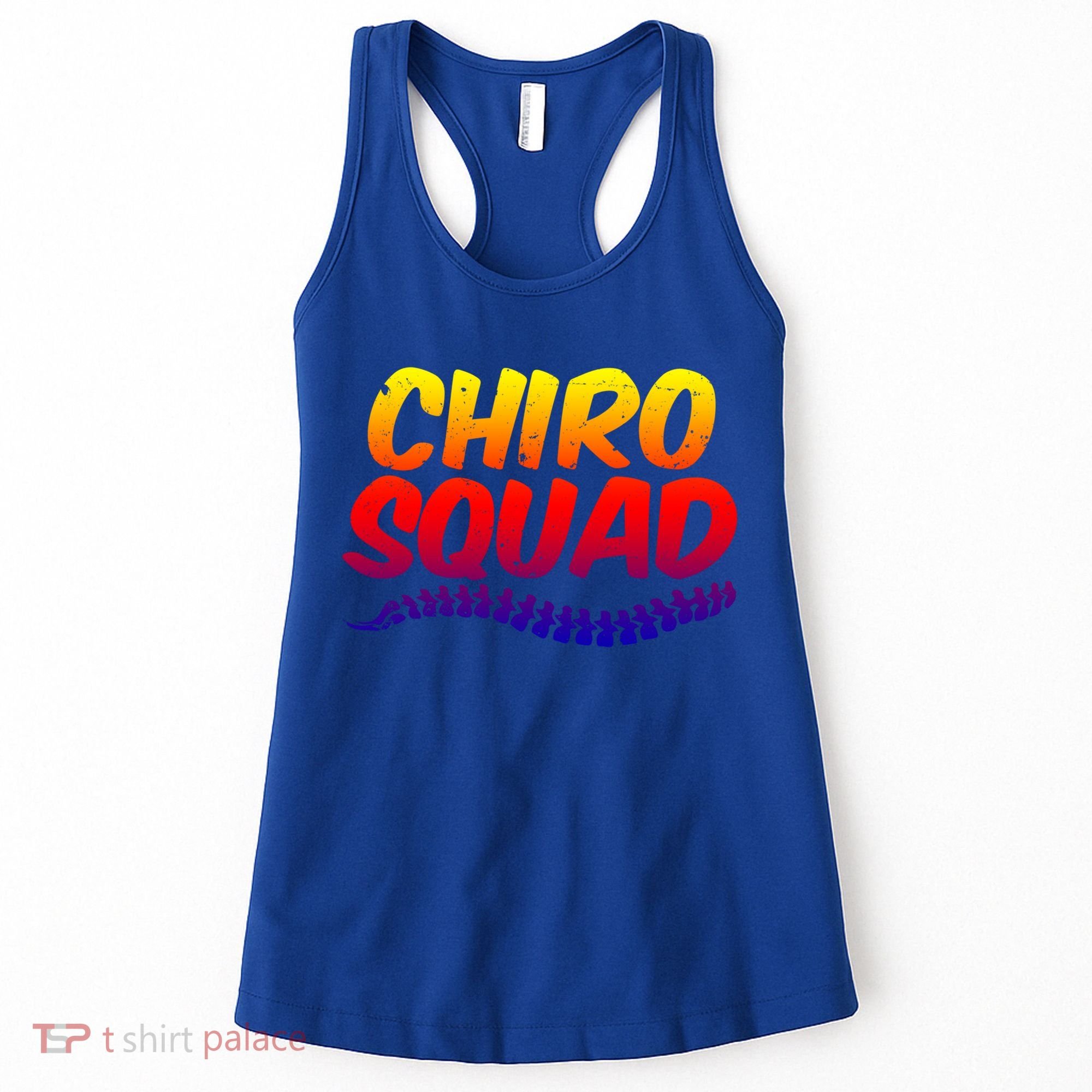 Chiro Squad Chiropractic Funny Chiropractor Novelty Humor Gift Women's Tank Top