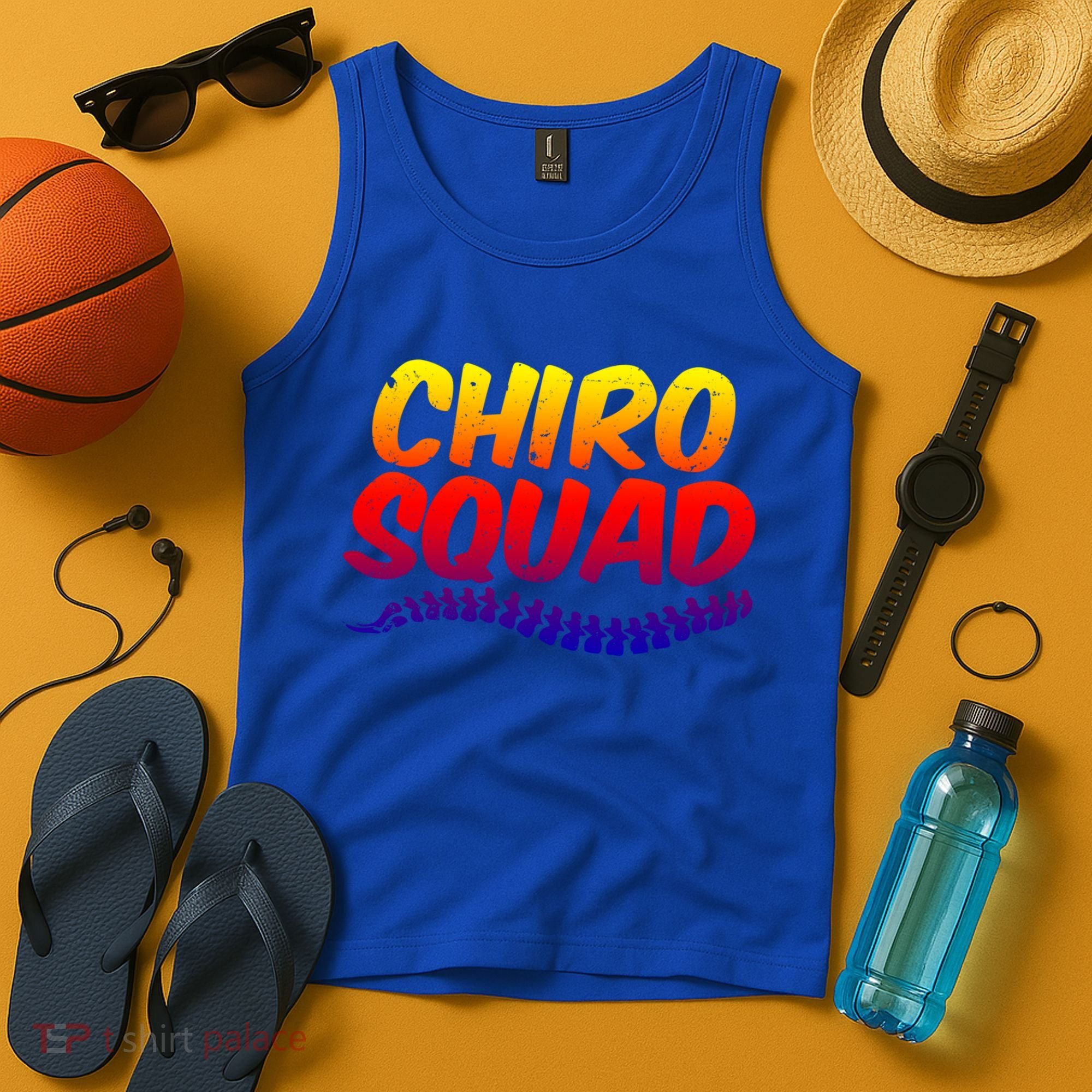Chiro Squad Chiropractic Funny Chiropractor Novelty Humor Gift Tank Top