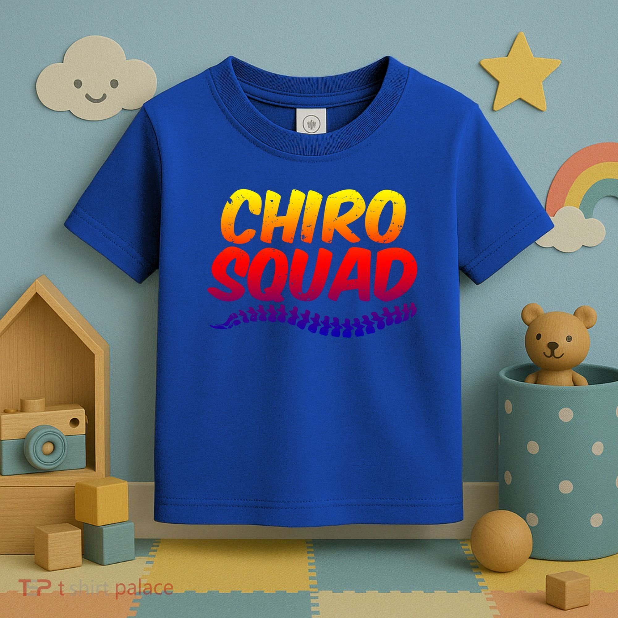 Chiro Squad Chiropractic Funny Chiropractor Novelty Humor Gift Toddler T-Shirt