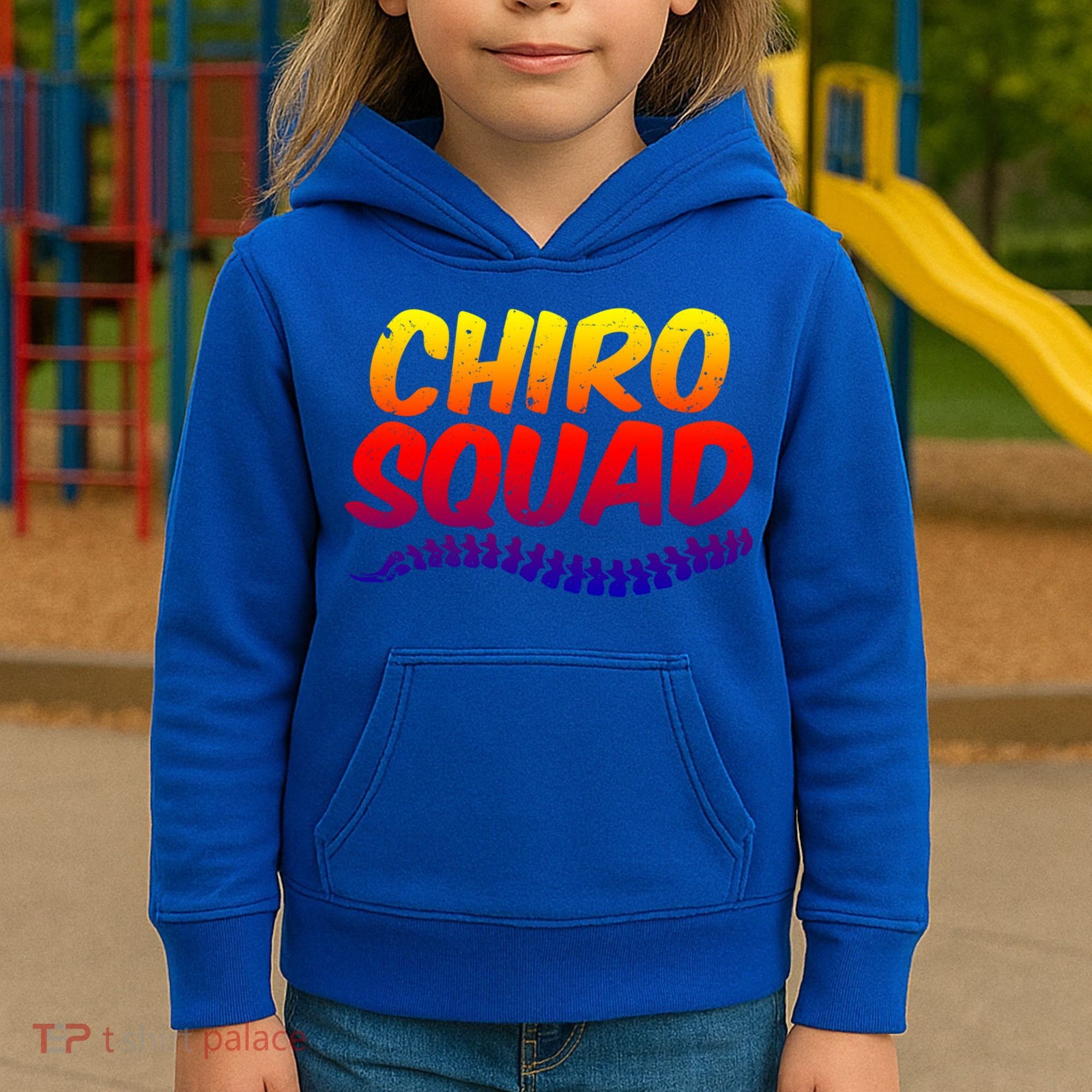 Chiro Squad Chiropractic Funny Chiropractor Novelty Humor Gift Kids Hoodie