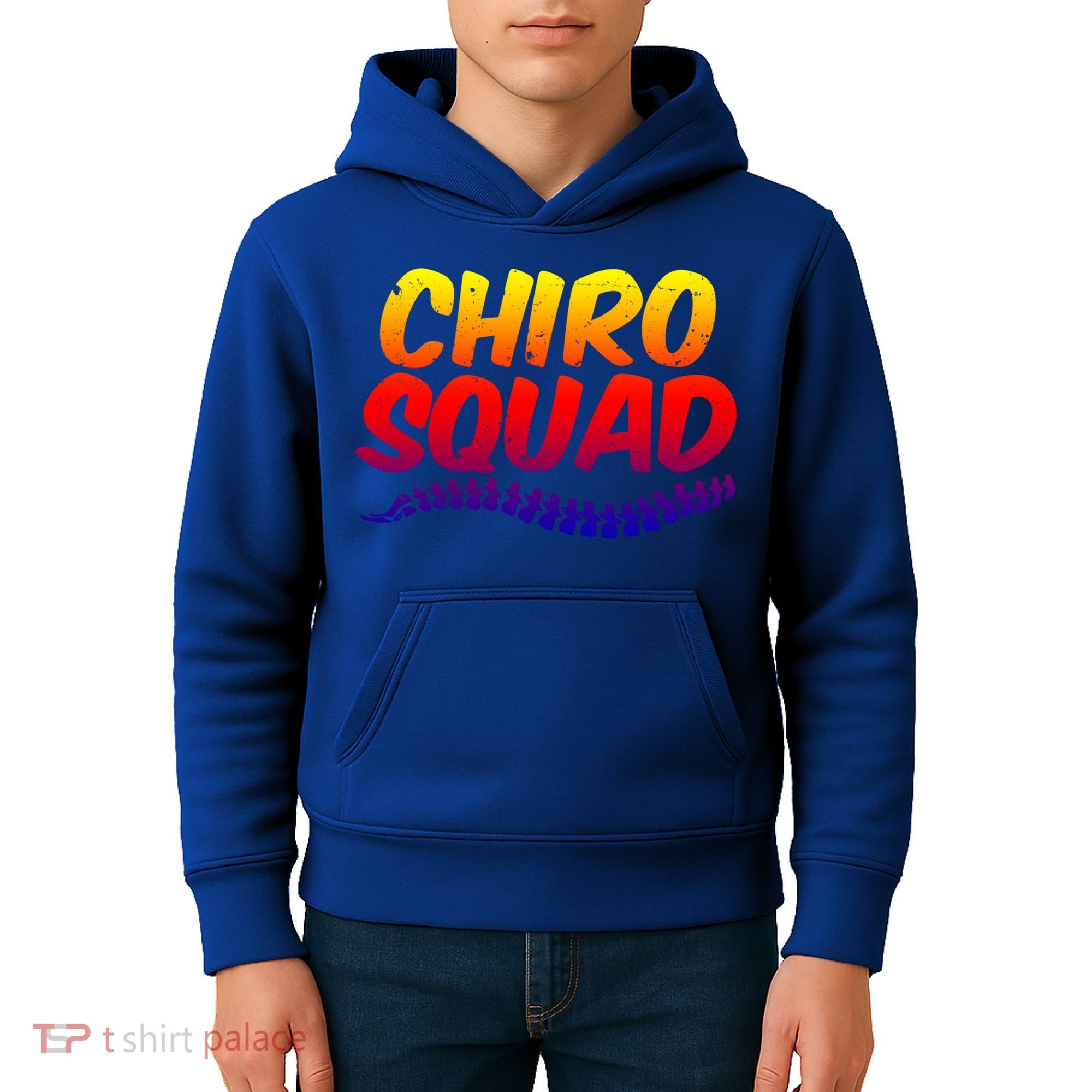 Chiro Squad Chiropractic Funny Chiropractor Novelty Humor Gift Kids Hoodie
