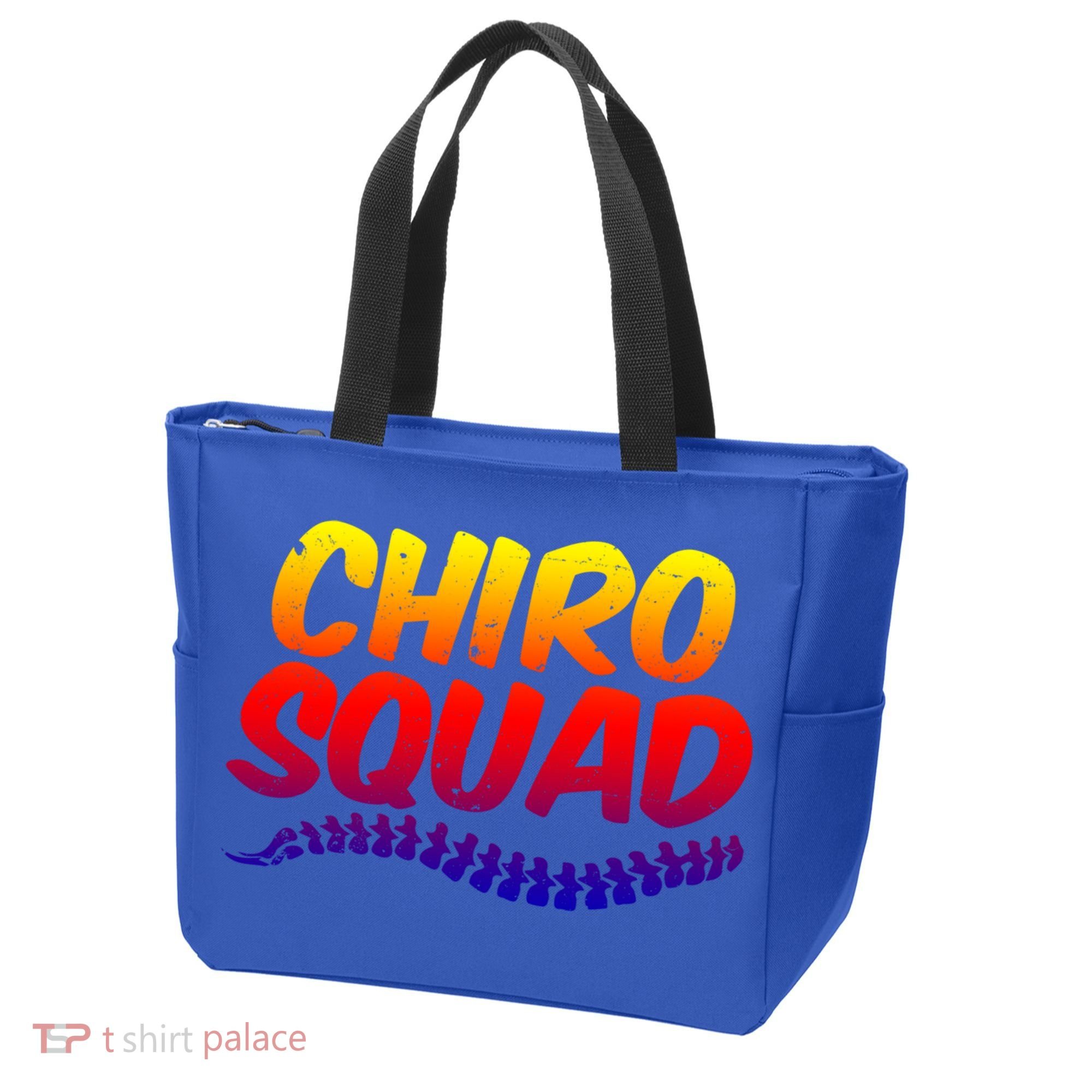 Chiro Squad Chiropractic Funny Chiropractor Novelty Humor Gift Tote Bag